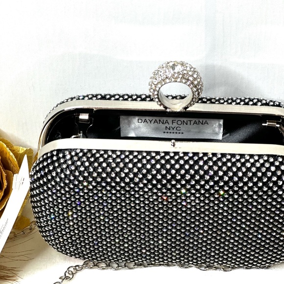 DAYANA FONTANA NYC Diamante Beaded Clutch ////Special - Picture 9 of 10
